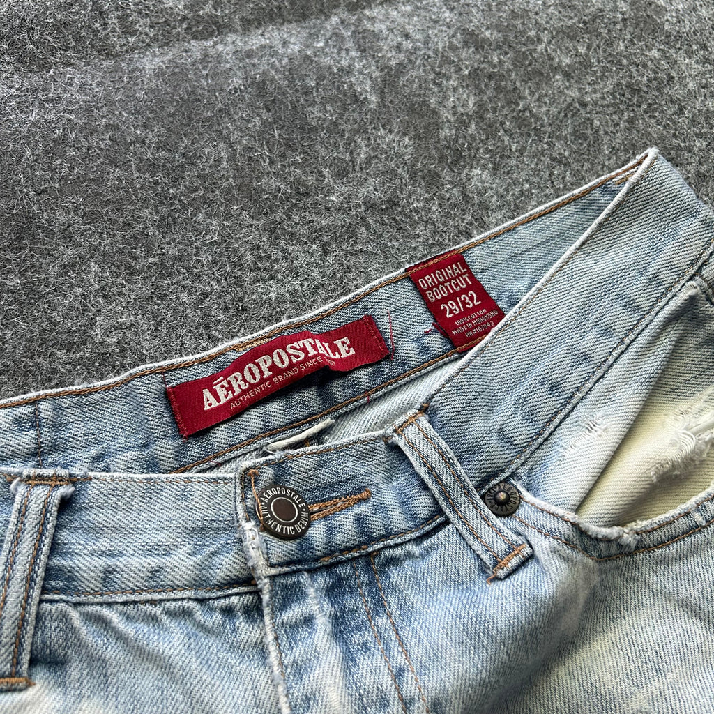 Vintage Distressed Aeropostale Bootcut Jeans