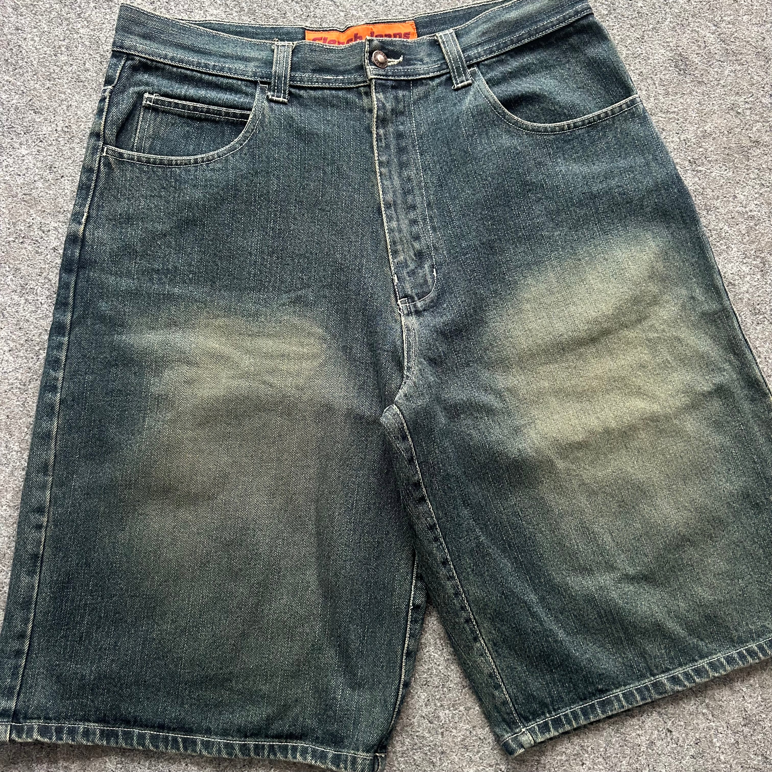 Vintage Y2K Baggy Clench Jeans Jorts