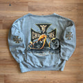 Vintage West Coast Choppers Big Cross Chopped Hoodie - Size Medium
