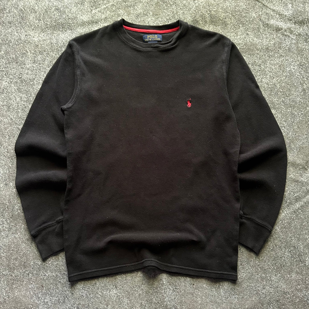 Vintage Polo Ralph Lauren Black Thermal