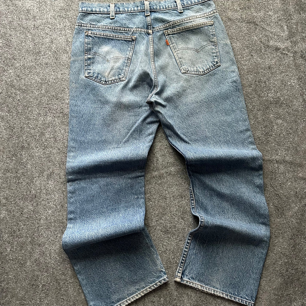 Vintage Faded Blue Levi’s Orange Tab Jeans