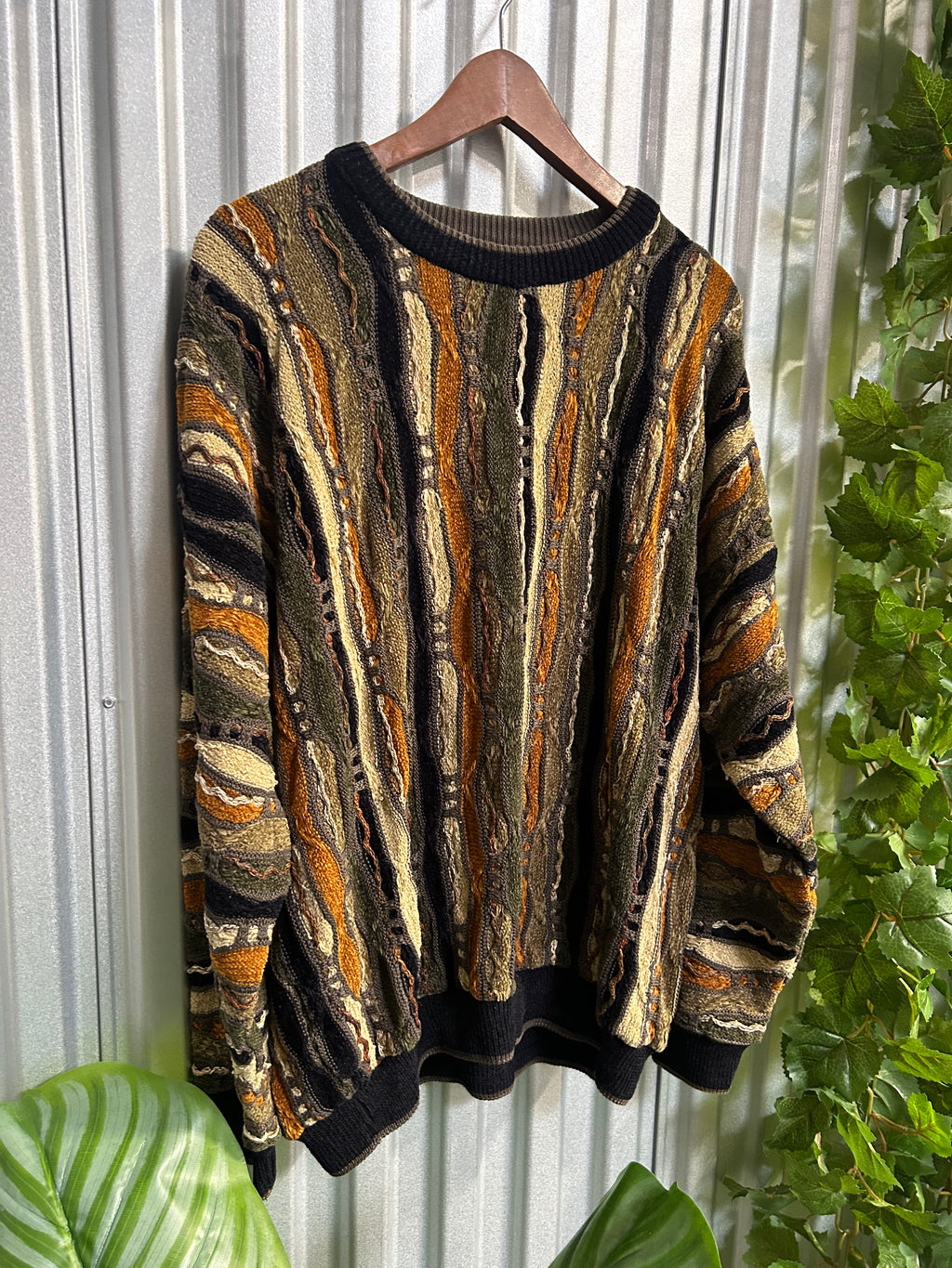 Vintage Coogi Styled Pronto Uomo Knit Sweater - Size XL