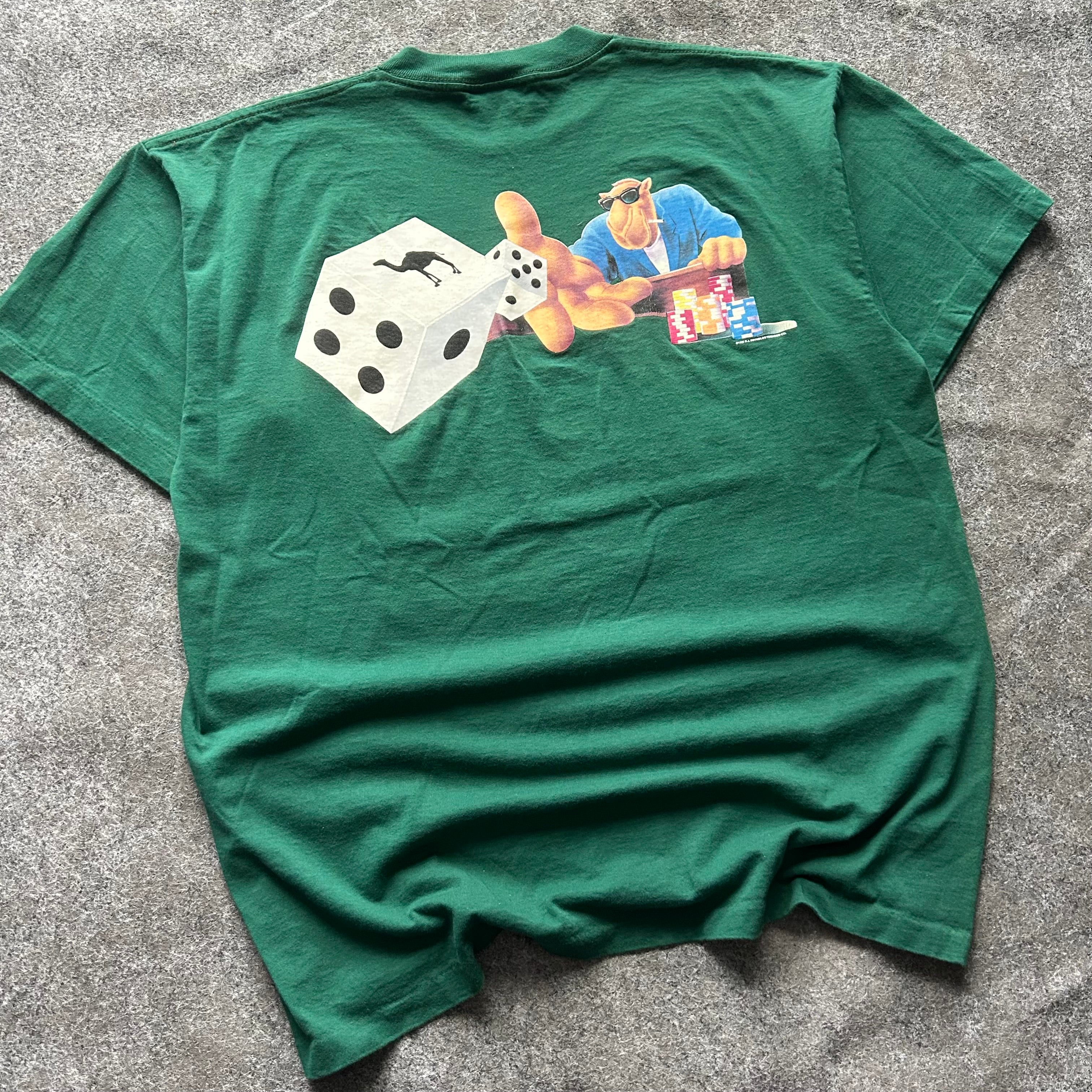 Vintage Camel Cigarettes Casino Dice Pocket T-shirt