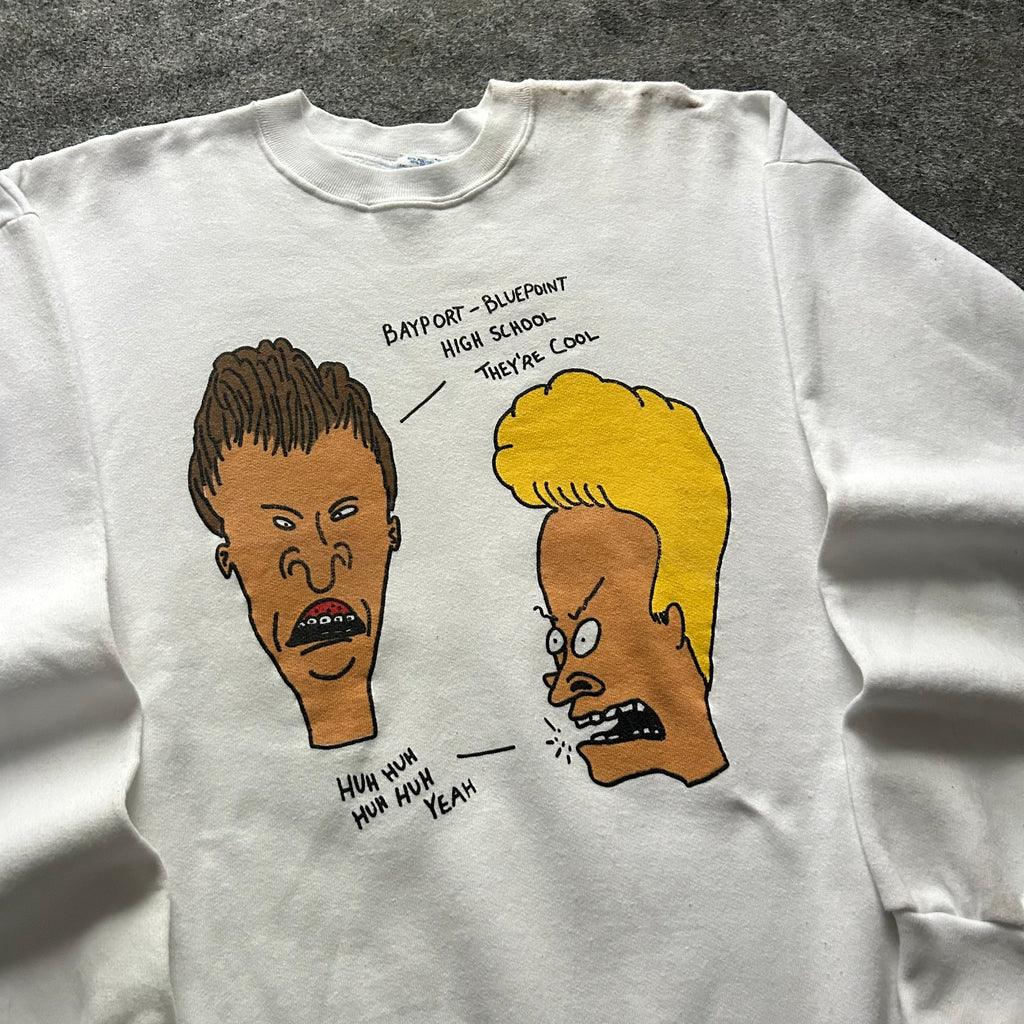 Vintage Beavis & Butthead Bluepoint High School Disney Crewneck