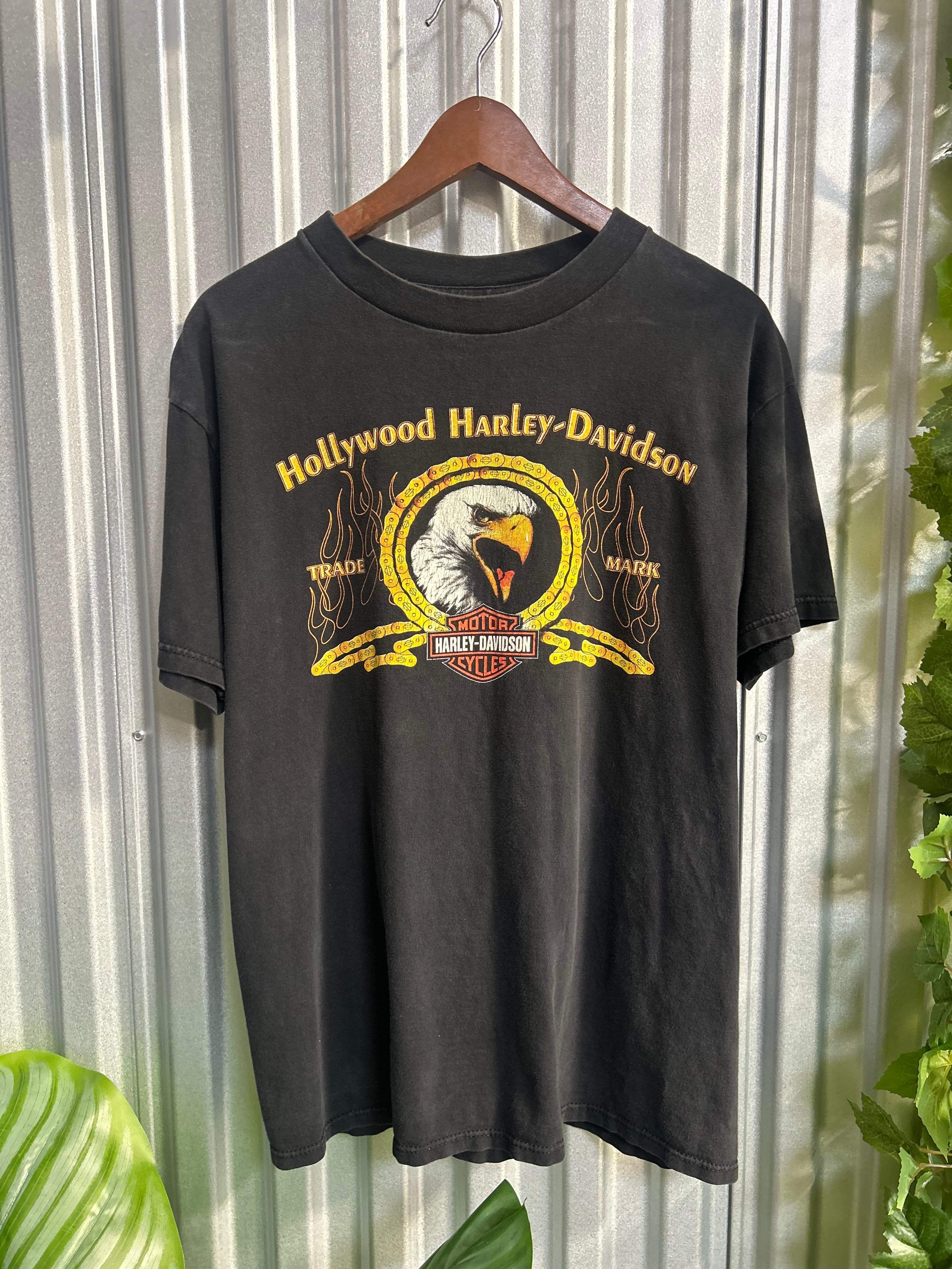 Vintage Harley Davidson Hollywood, California “Lion” T-shirt - Size Large