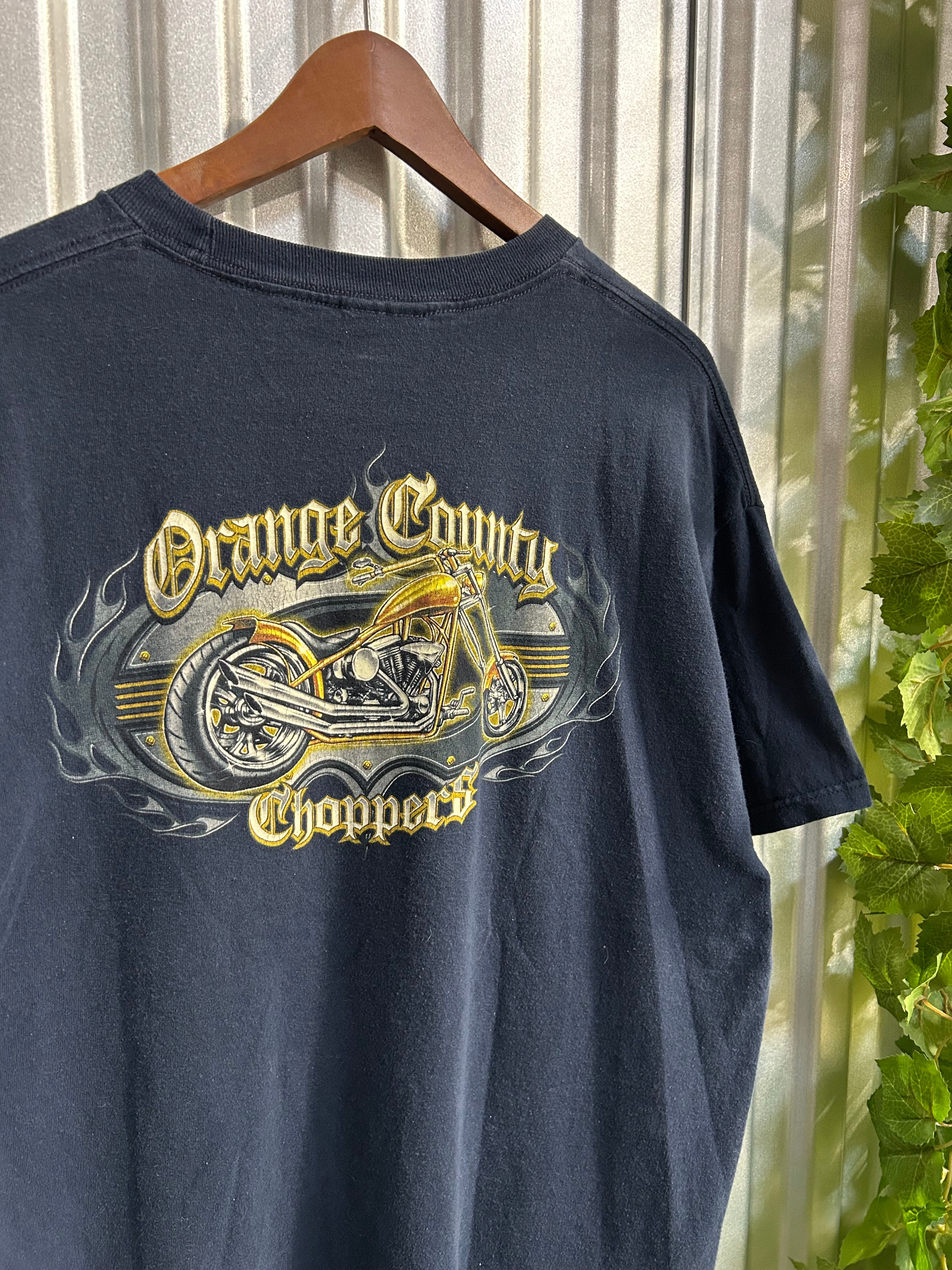Vintage Orange County Choppers Biker T-shirt - Size Xl