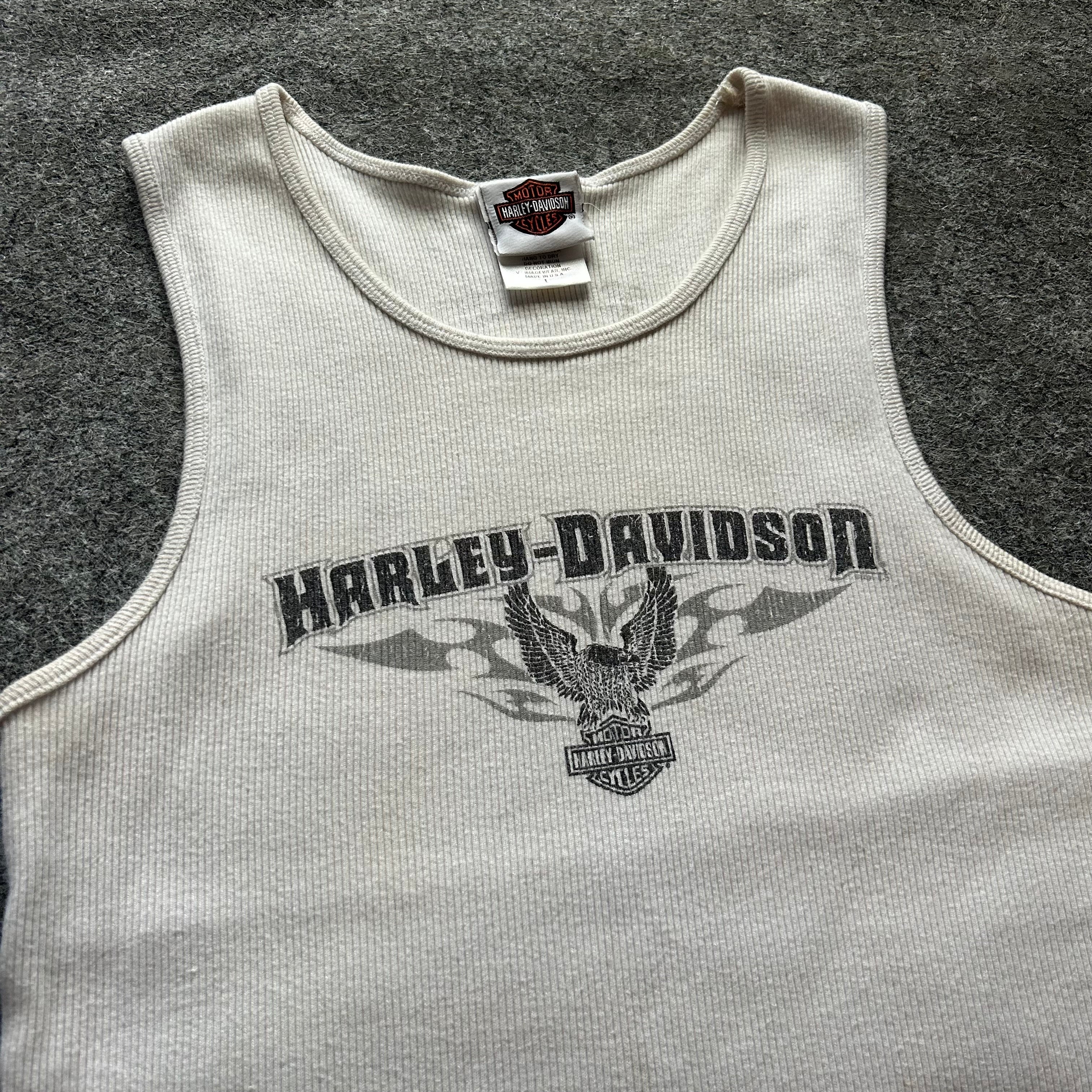 Vintage Harley Davidson Women’s Tank Top Shirt