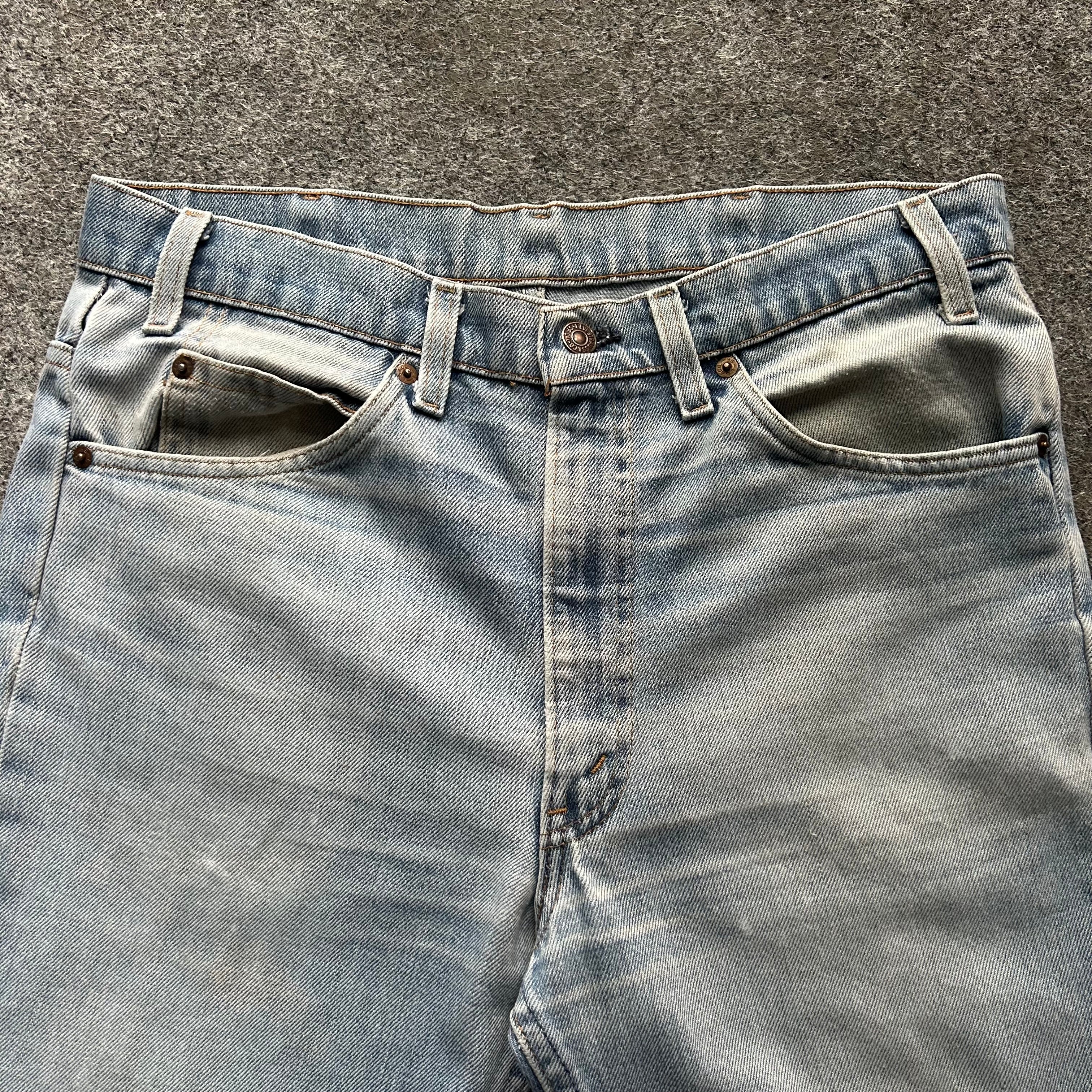 Vintage Faded Blue Levi’s Orange Tab BIG E Jeans